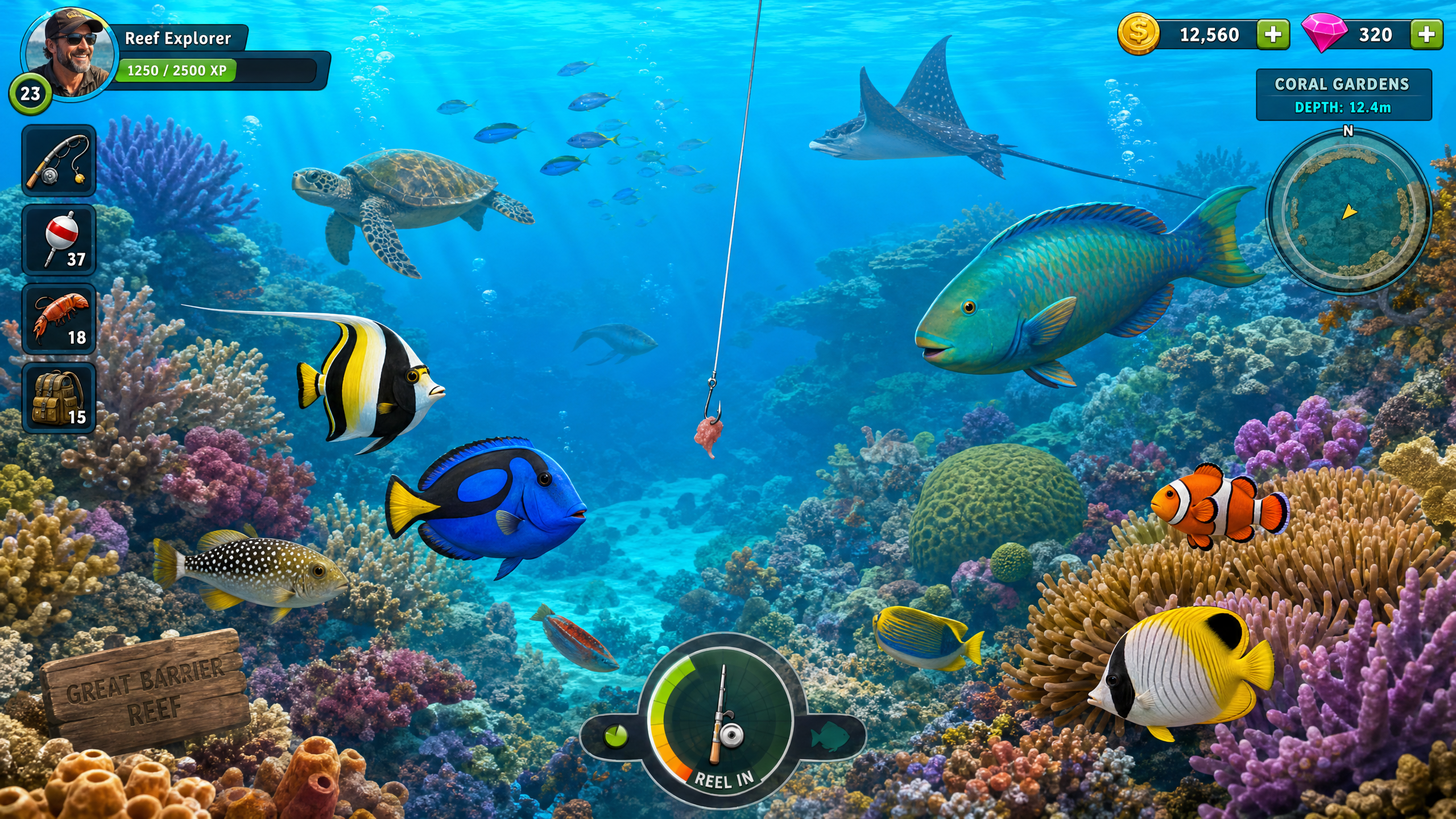 Reef Diver Great Barrier gameplay screenshot